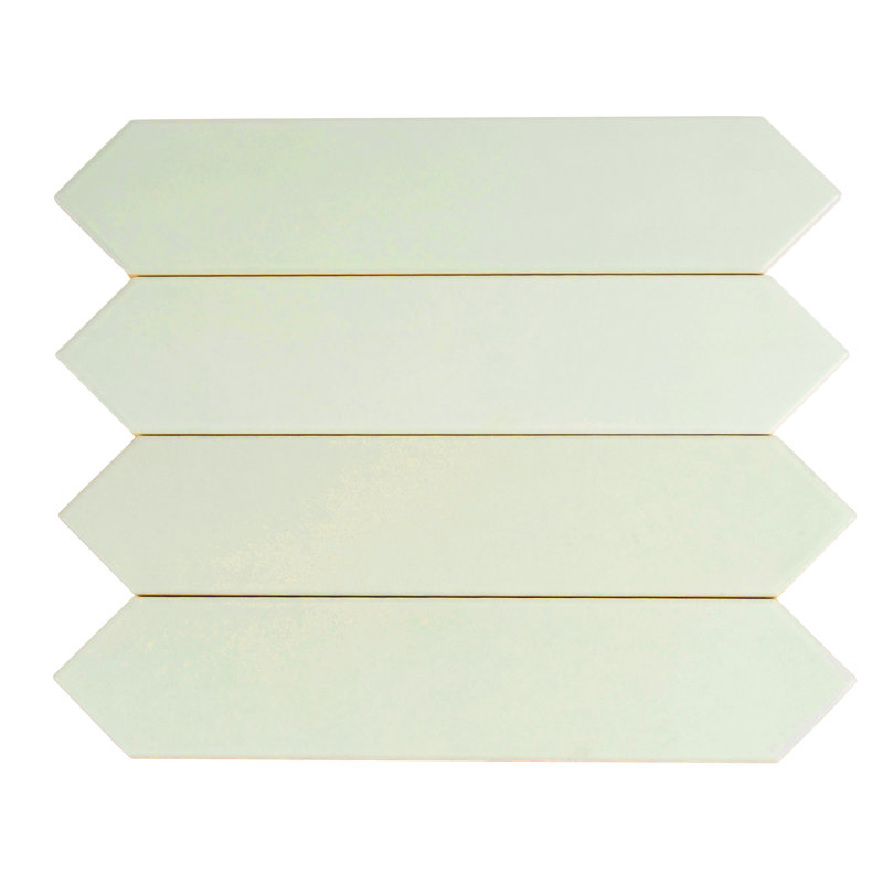 Piquet 2'' W x 10'' L Ceramic Singular Tile, Tea Green