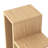 9 Tier Bookshelf, Vertical Corner Shelf With Modern Invisible Spine Ladder Bookcase Space-saving Organizer-1404090852