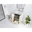 Boston 30 po X P 22 po De salle de bain simple en albâtre Quartz blanc