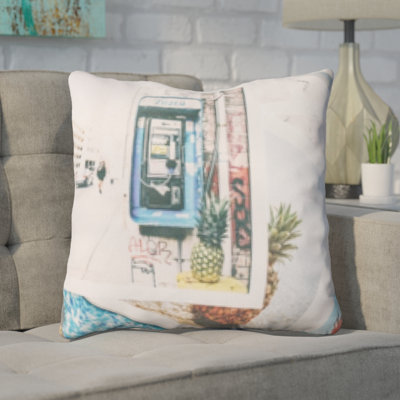 Microsuede Reversible Throw Pillow