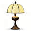 Petite lampe de table moderne en bois massif noir avec abat-jour en polyester pour le salon de la chambre à coucher, ampoule incluse-421436007-421436004