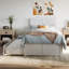 Lit en bois massif Bhawana-1805834821