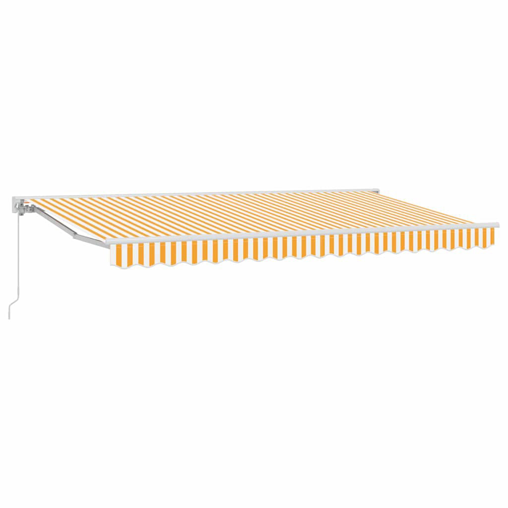 VidaXL 350cm W x 200cm D Fabric Cover Retractable Patio Awning