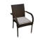 Kiska 8 - Person Patio Dining Set Umbrella Hole Included Round Table with Cushions Included-30116749