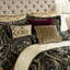 4 édredons pour grand lit: fabrication améliorée 2022 pour une meilleure qualité, fermeture à glissière cachée sur les taies décoratives, face en chenille, revers uni, satin antique, l 92 po x l 96 po, taies décoratives 20 po x l 26 po + P 2 po, 60 po l 80 po + P 15 po