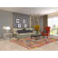 Tapis oriental réversible en laine Kilim 7 x 9
