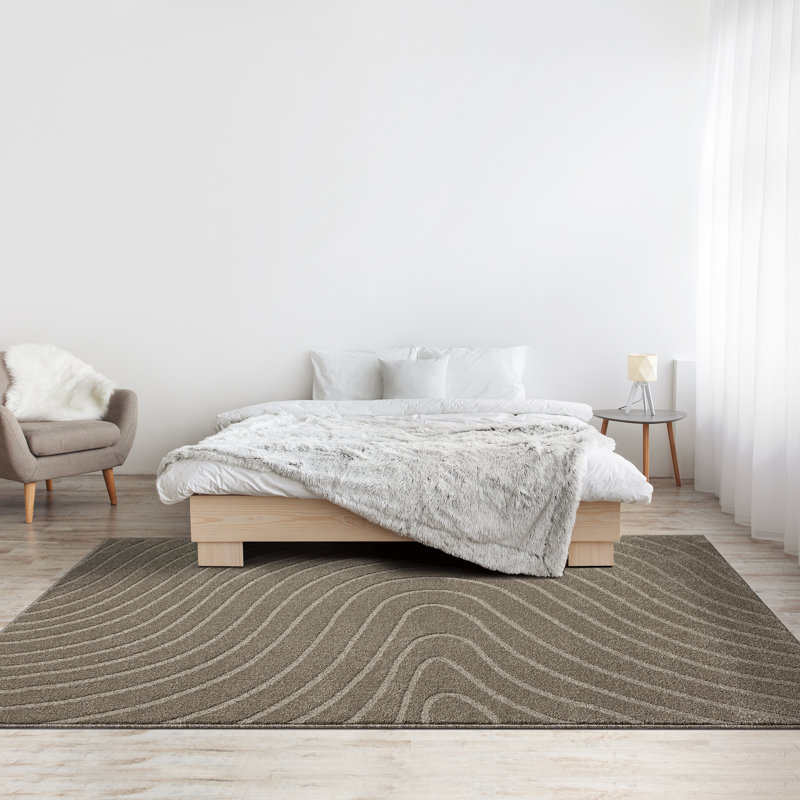 Geometric Indoor Rug, Rectangle 5' x 7'