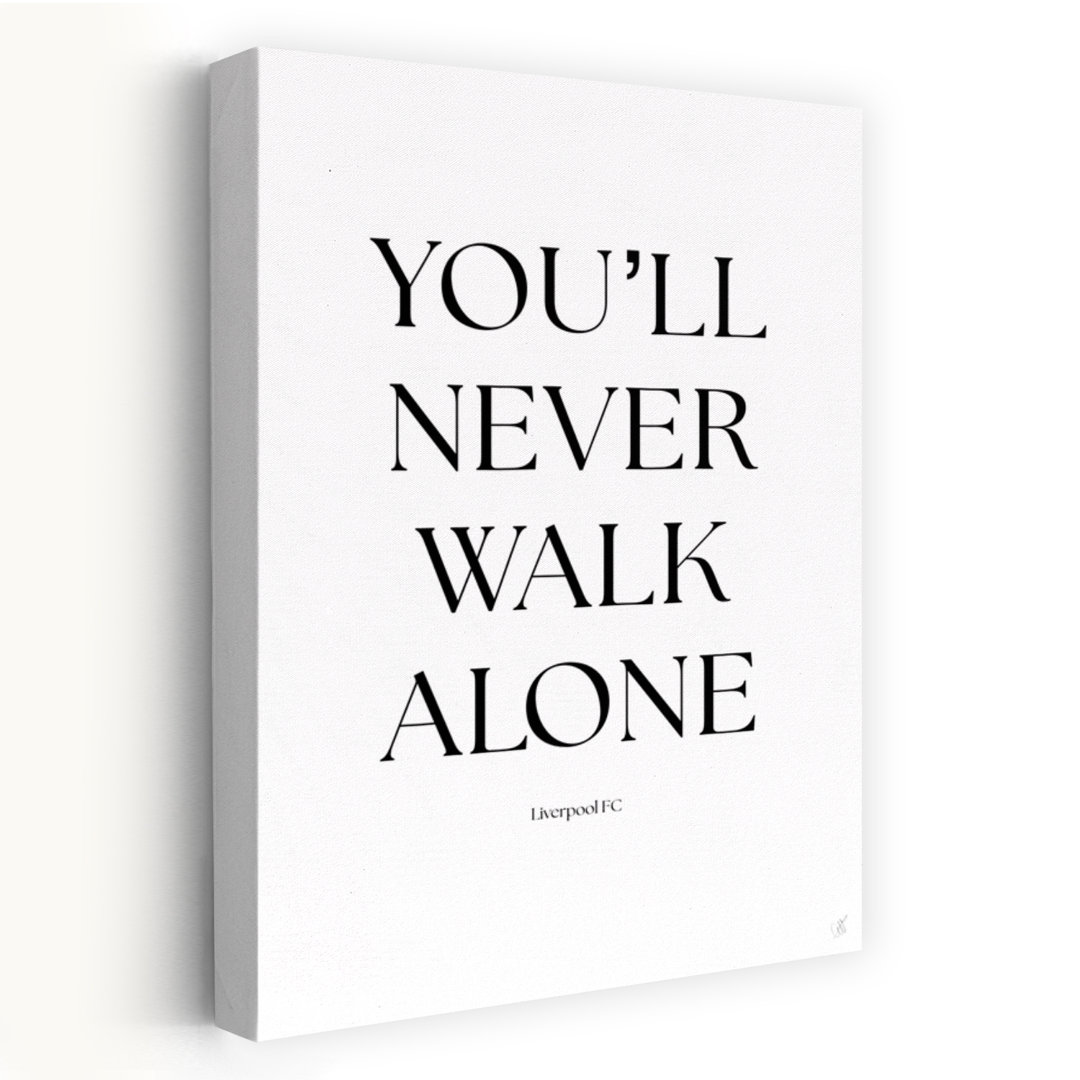 You will never walk alone Abstract Contemporary Wall Art Print