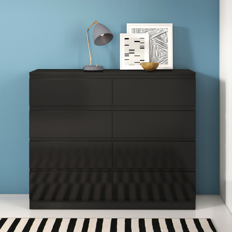 Francine 8 Drawer Chest, Pure White
