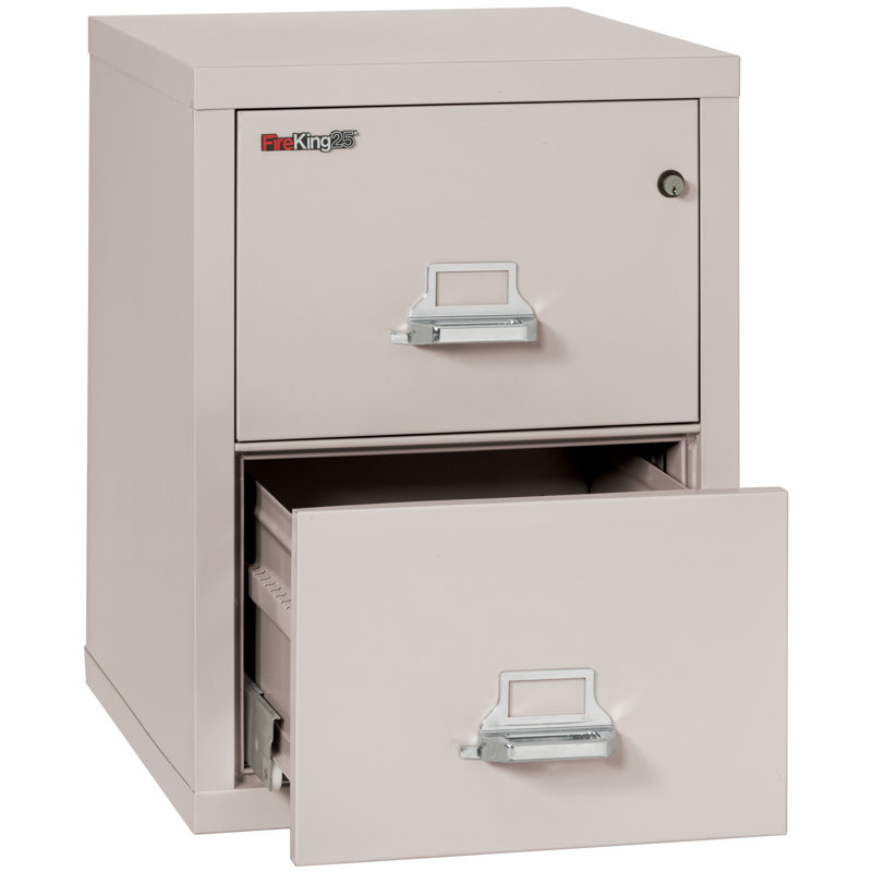 Fireproof 2 - Drawer File Cabinet, Platinum