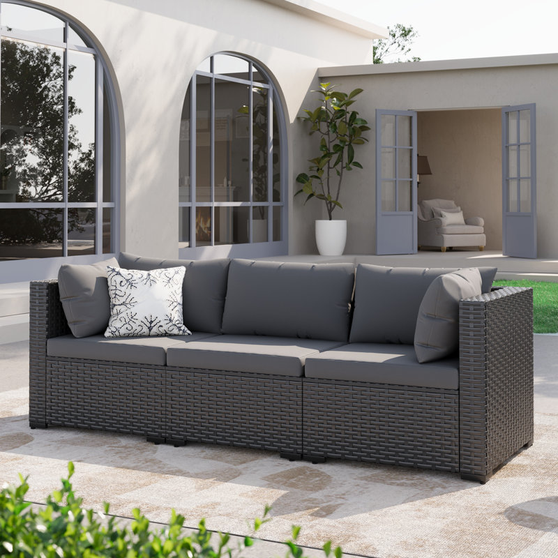 Ensemble de 2 fauteuils d'angle Gio, Gris, Black