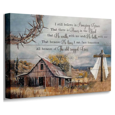 1 Piece Wrapped Canvas Wall Art