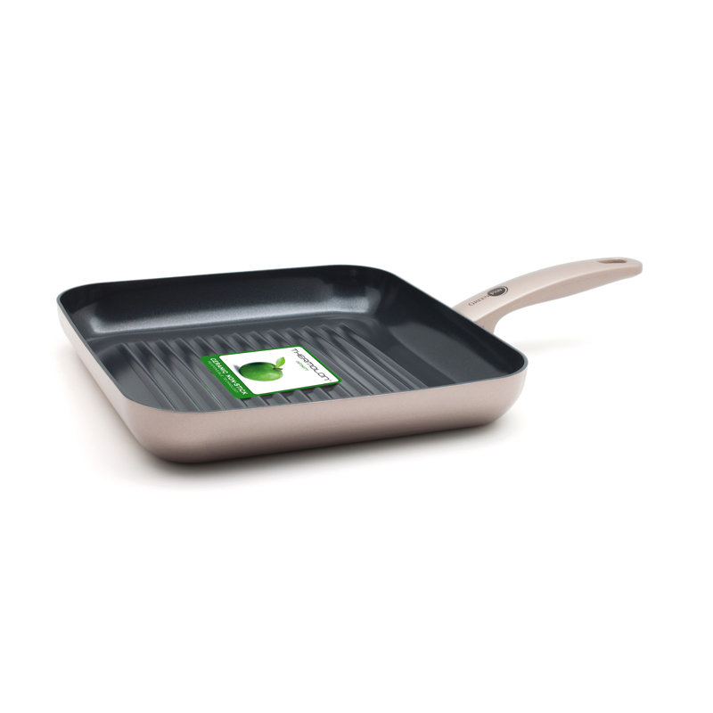 GreenPan Cambridge Aluminium Non-Stick Grill Pan, Bronze