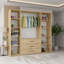 4 Door Manufactured Wood Wardrobe-1428904283
