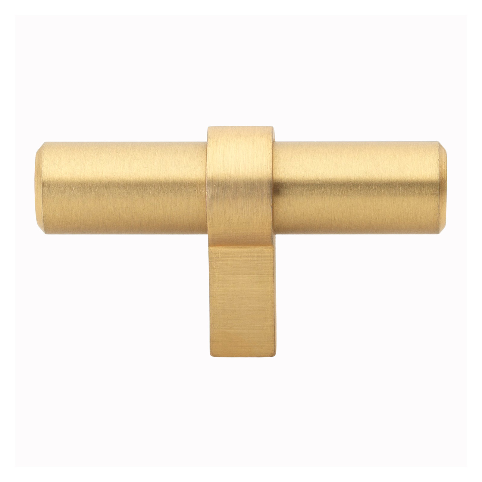2 1/4" Length Bar Knob, Satin Gold