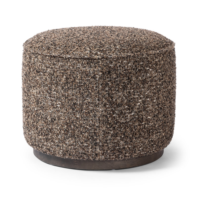 Sinclair Round Ottoman, Ivan Granite Acrylic