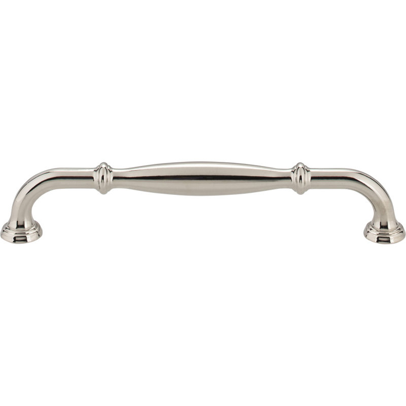 Tiffany Bar Pull, Polished Nickel, 6 5/16"