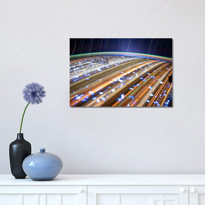 Long Exposure Star Photograph From Space III by Unknown Artist - Wrapped Canvas Painting
