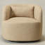 Fauteuil demi-tonneau pivotant Wheat-1227608944