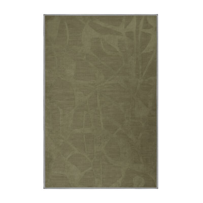Tapis abstrait lavable à la machine
