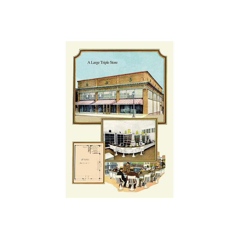 « a large triple store » par geo e. miller, impression