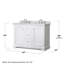 Ensemble de meuble-lavabo double 48 po avec miroir Avery-50134330-50171334