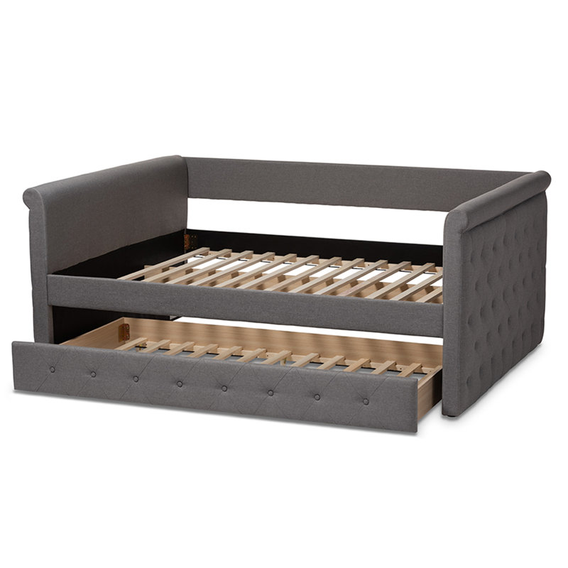 Monastiri Upholstered Daybed, Gray, Queen
