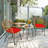 Brookley 2 - Person Wicker Patio Dining Set with Round Table , Cushions Included-1013349384-1013349620