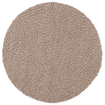 Natura Hand Woven Wool/Viscose/Cotton Rug in Taupe
