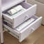 40cm W Metal Bedside Table-1361017790