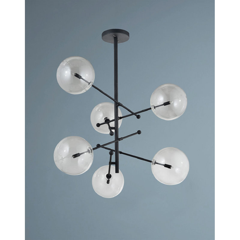6 - Light Modern Linear Chandelier