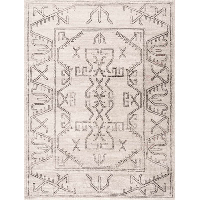 Tapis beige Divyar Southwestern