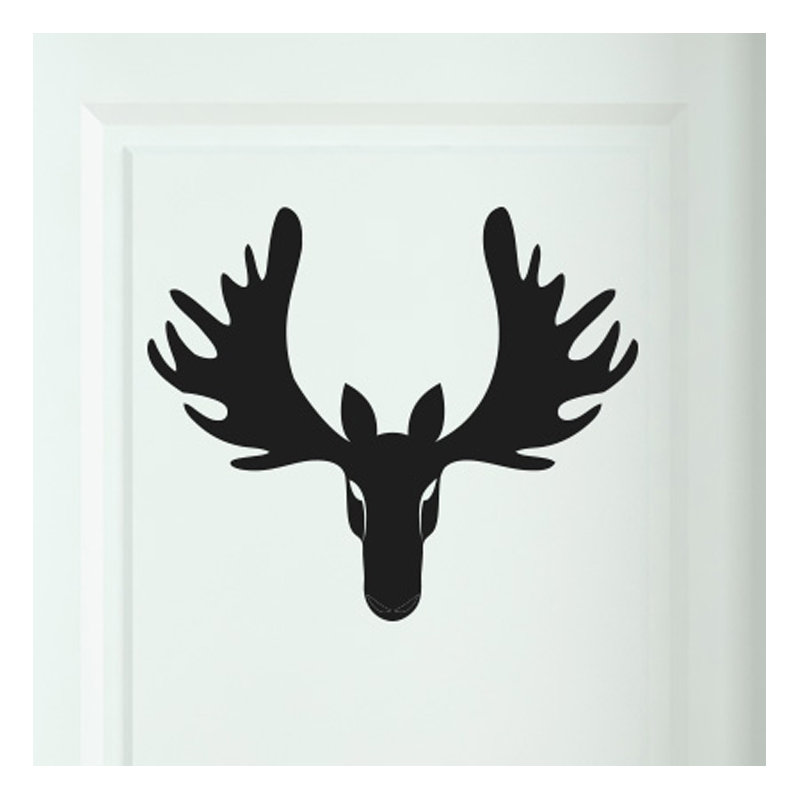 Animals Wall Decal, Black