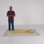 Power Loom Yellow/Black Area Rug-1581566102