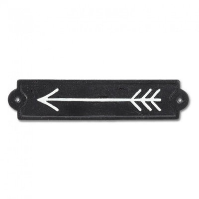Pointing Arrow Wall Sign