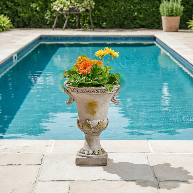 Pot à fleurs léger Mgo Urn, Gris