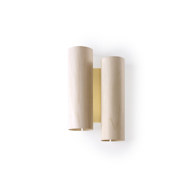 Black Note LED Wallchiere, Gold, Ivory White