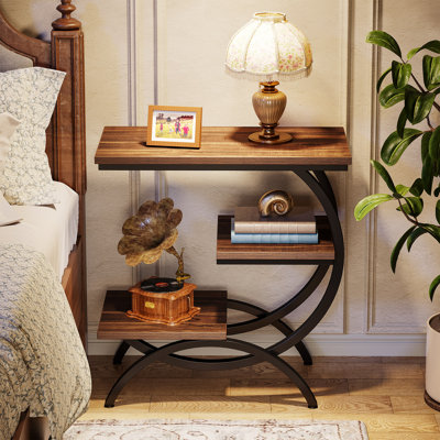 3-Tier C-Shaped End Table Set