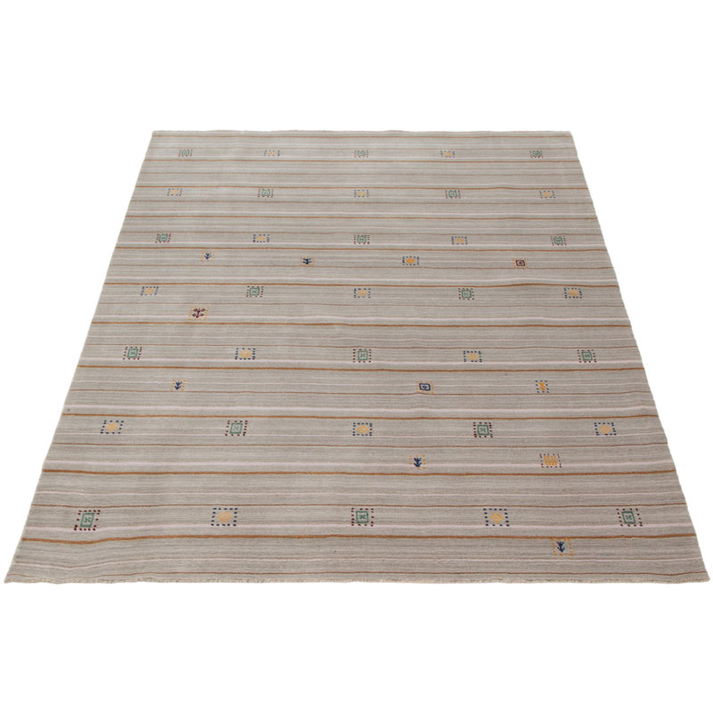 Tapis gris Mclellan Luribaft 6 pi 2 po x 9 pi 5 po