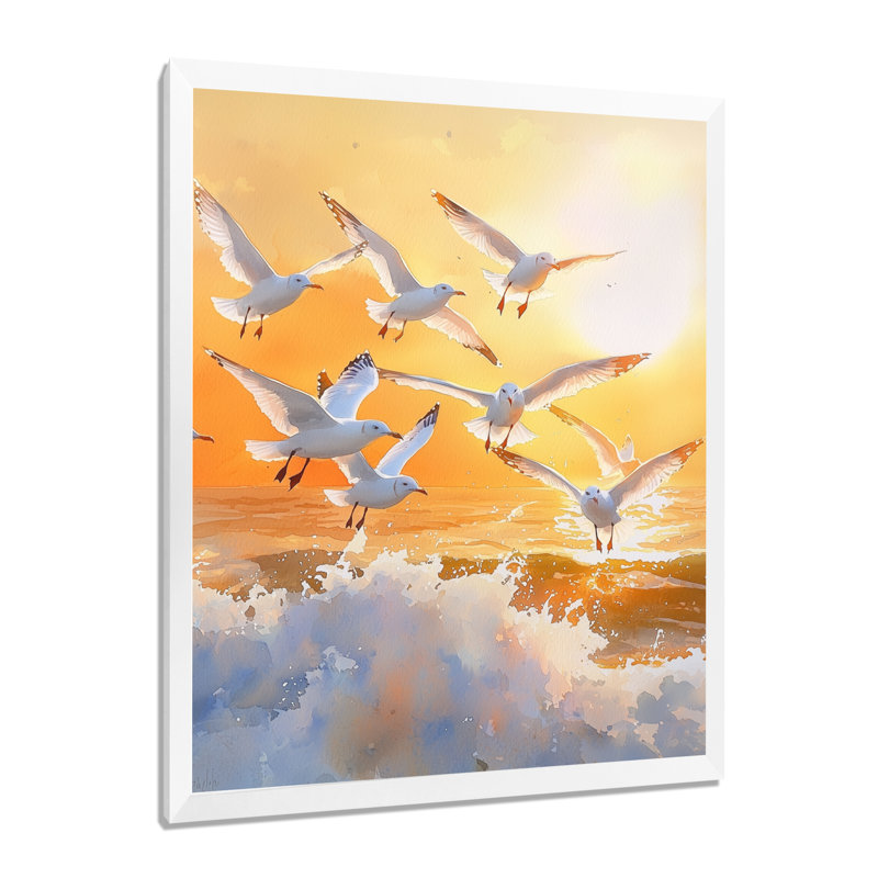 Ayshea - Animals Wall Art Prints, H 44 po x l 34 po, Reproduction encadrée d'une seule photo, Blanc