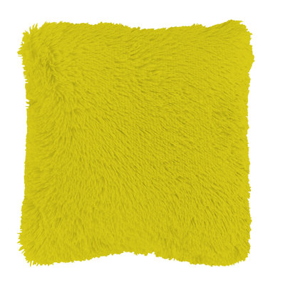Faux Fur Throw Pillow