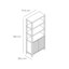 180cm H x 75cm W Standard Bookcase-839879495