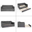Lit de jour simple rembourré avec couchette escamotable simple et conception de chargement USB