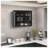 Metal 2 - Door Square Wall Accent Cabinet with Shelves-1897572636