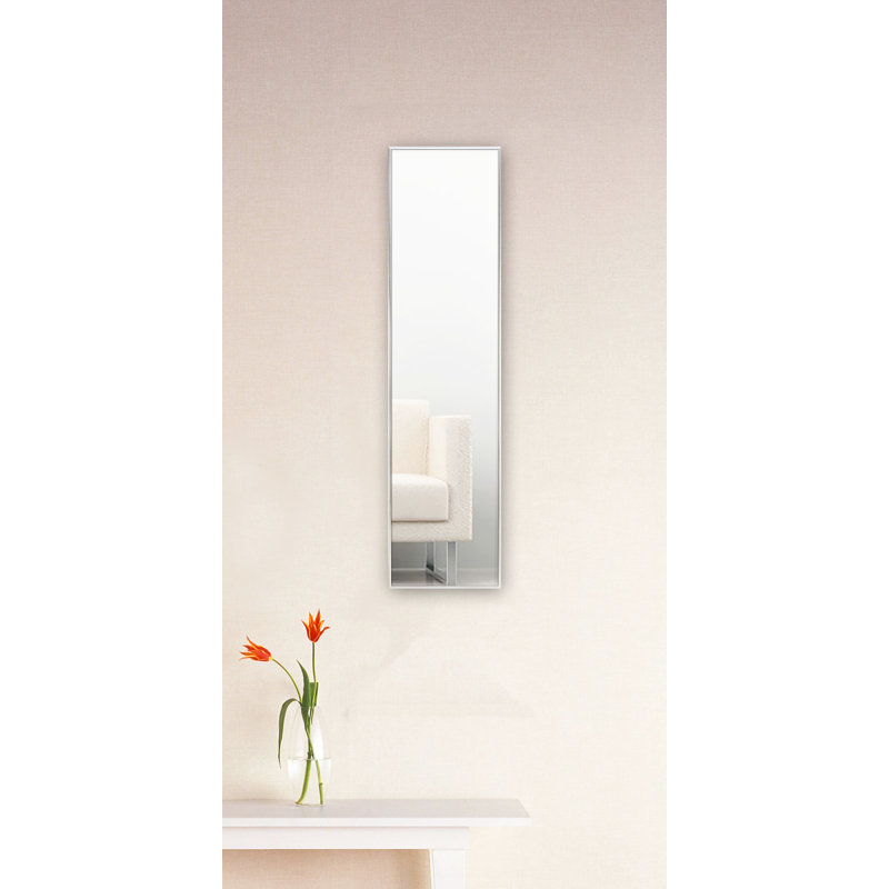 Derosier Metal Flat Wall Mirror, 24" H x 6" W