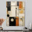 Art moderne moderne abstrait orange et beige-805700739-805700743