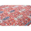 Hand Knotted Wool Area Rug in Red And Navy