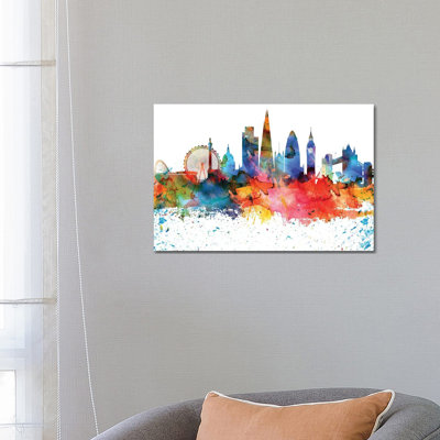 London Skyline - Wrapped Canvas Painting
