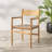 Demartini Woven Leather Dining Chair-1424309595-1424309594