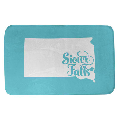 Tapis rectangulaire antidérapant pour salle de bain